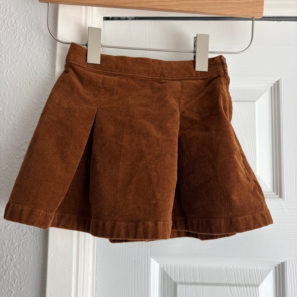 Crewcuts Factory girls 6-7 Corduroy Skirt Rust Brown